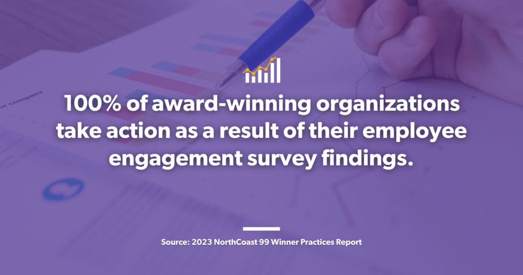 A quote about employee engagement surveys