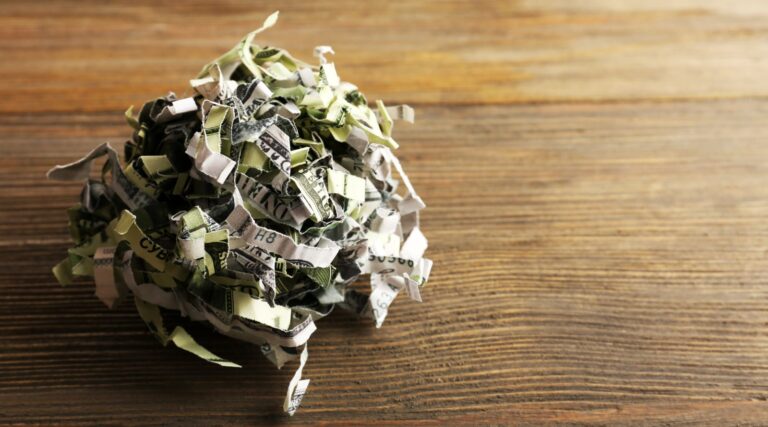 Crumpled money